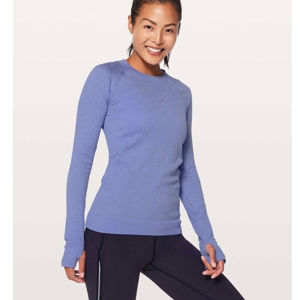 Lululemon Rest Less Pullover Hydrangea Blue / Hydrangea Blue Womens Fits XS/S